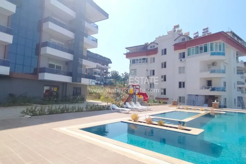 Long-term apartment rental in Alanya, Oba district — furnished 1+1 in a modern complex No. 19 2