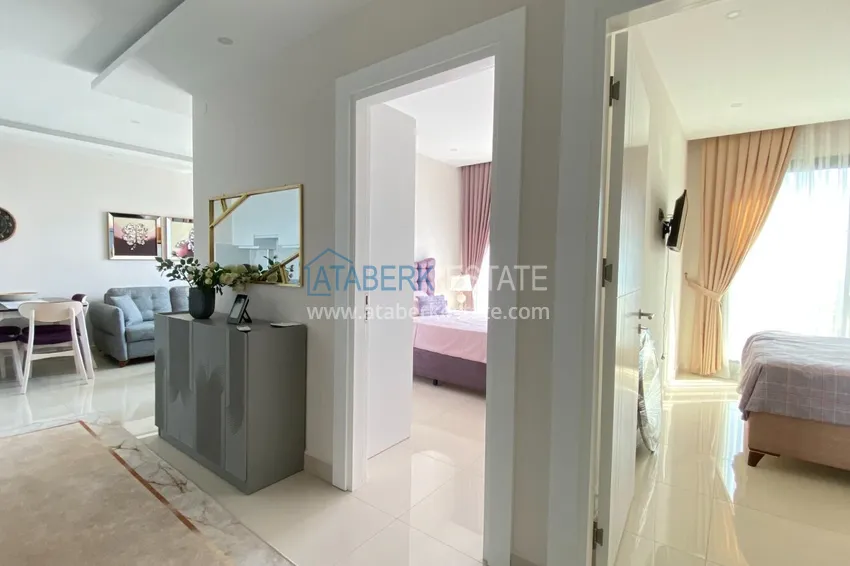 Kupuj Apartament 2+1 pod klucz z widokiem na morze w Mahmutlar, Alanya 3