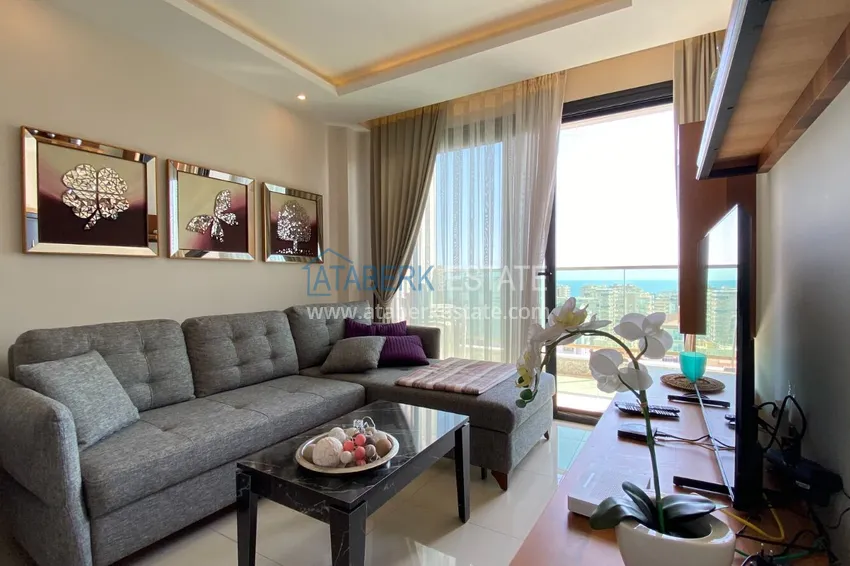 Kupuj Apartament 2+1 pod klucz z widokiem na morze w Mahmutlar, Alanya 5