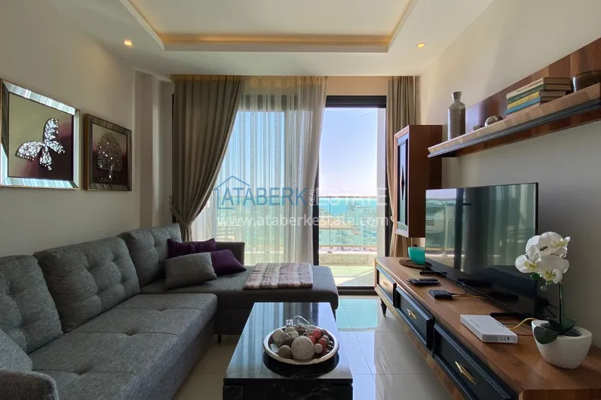 Kupuj Apartament 2+1 pod klucz z widokiem na morze w Mahmutlar, Alanya 7