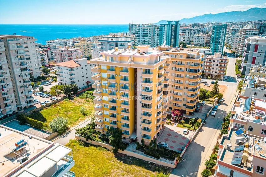 Przestronny apartament 2+1 z meblami, widokiem na morze i góry - Mahmutlar, Alanya 2