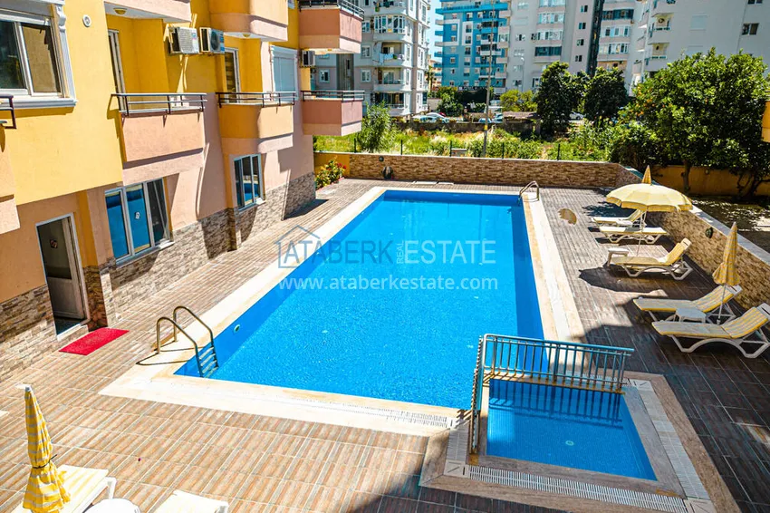 Przestronny apartament 2+1 z meblami, widokiem na morze i góry - Mahmutlar, Alanya 3