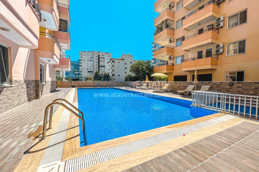 Przestronny apartament 2+1 z meblami, widokiem na morze i góry - Mahmutlar, Alanya 4