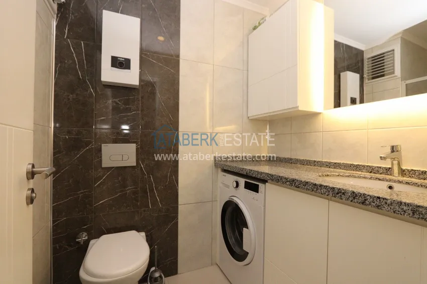 Kupuj Umeblowane mieszkanie 1+1 w kompleksie z infrastrukturą — dzielnica Avsallar, Alanya 9