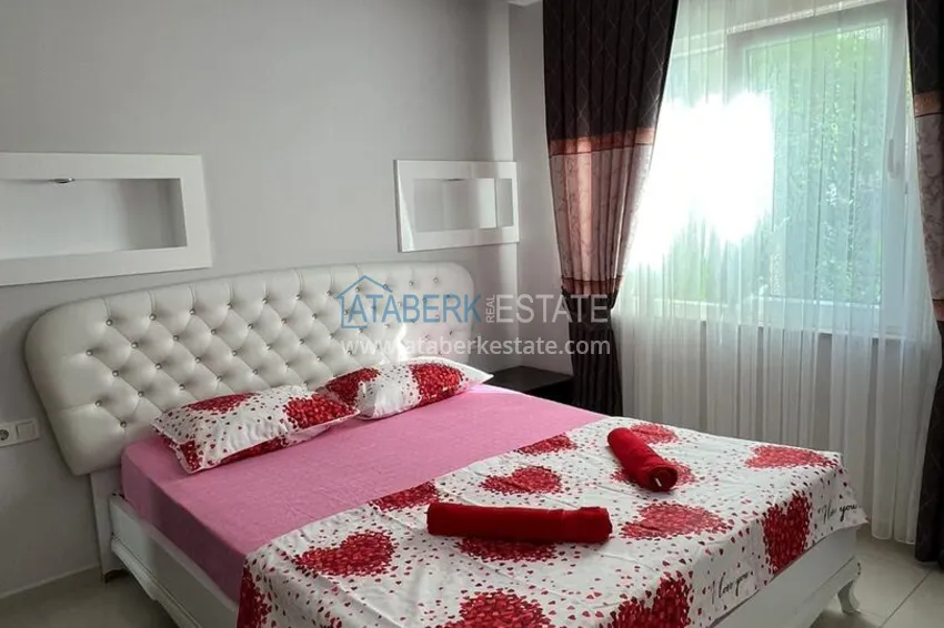 Kupuj Apartament 1+1 z meblami i przeszklonym balkonem w Oba, Alanya - 5 minut od morza 11