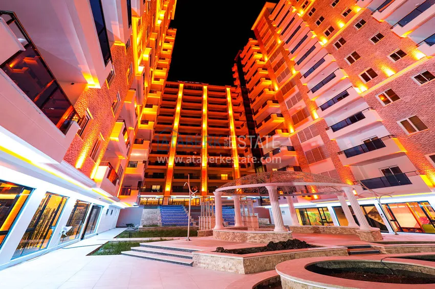 4+1 penthouse duplex with furniture in a luxury complex — Mahmutlar, Alanya 10 