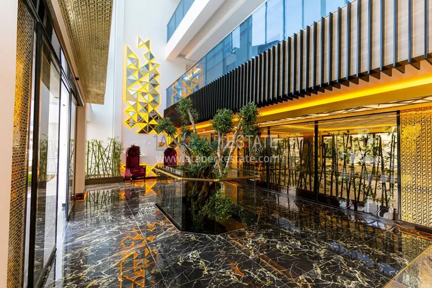 4+1 penthouse duplex with furniture in a luxury complex — Mahmutlar, Alanya 11 