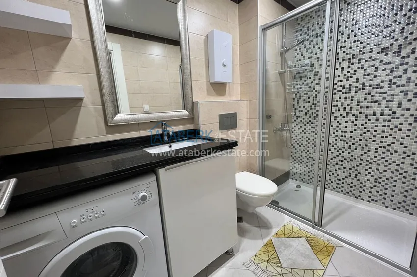 Kupuj Apartament 1+1 z meblami i przeszklonym balkonem w Oba, Alanya - 5 minut od morza 13