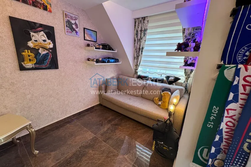 Purchase 4+1 penthouse duplex with furniture in a luxury complex — Mahmutlar, Alanya 13 