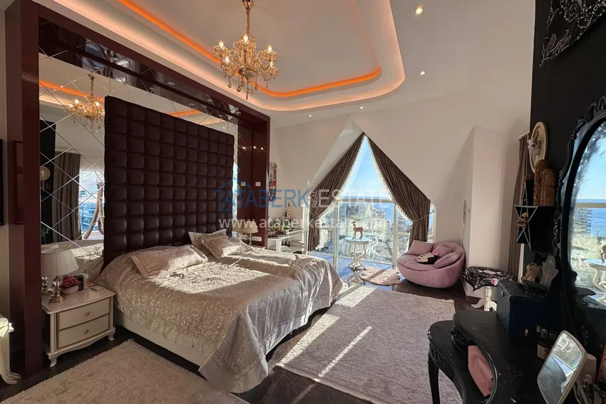 Purchase 4+1 penthouse duplex with furniture in a luxury complex — Mahmutlar, Alanya 17 