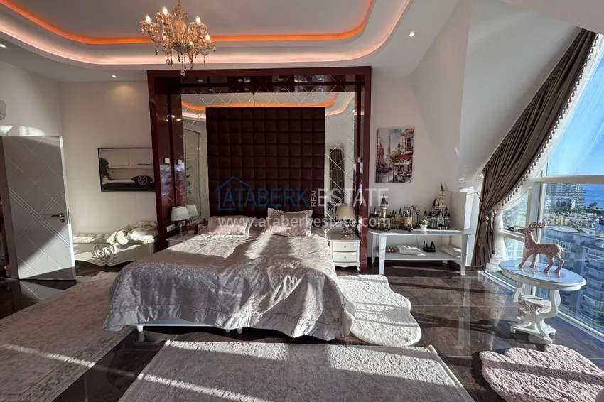 Purchase 4+1 penthouse duplex with furniture in a luxury complex — Mahmutlar, Alanya 18 