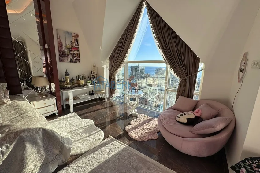 Purchase 4+1 penthouse duplex with furniture in a luxury complex — Mahmutlar, Alanya 19 