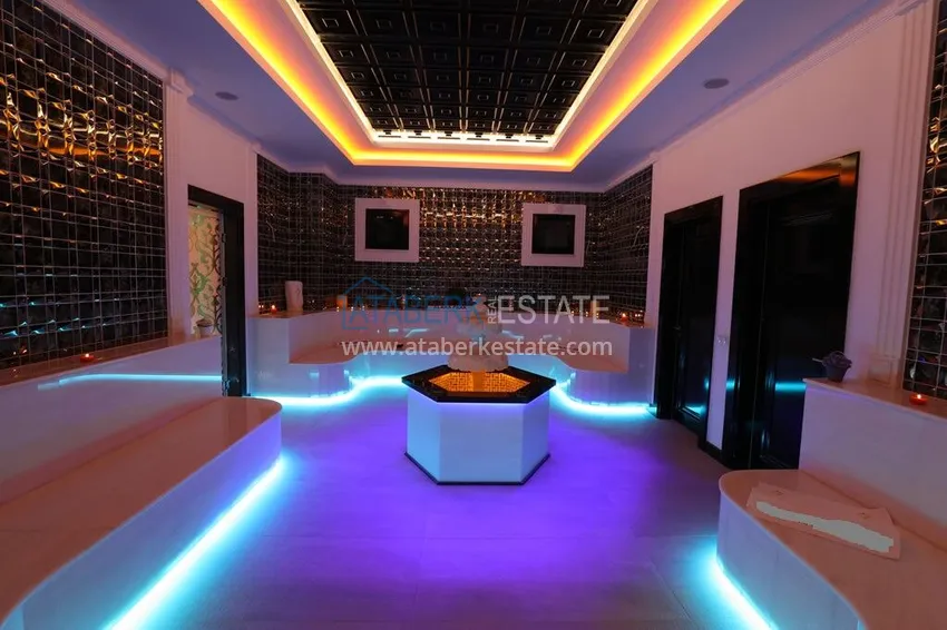 4+1 penthouse duplex with furniture in a luxury complex — Mahmutlar, Alanya 24 