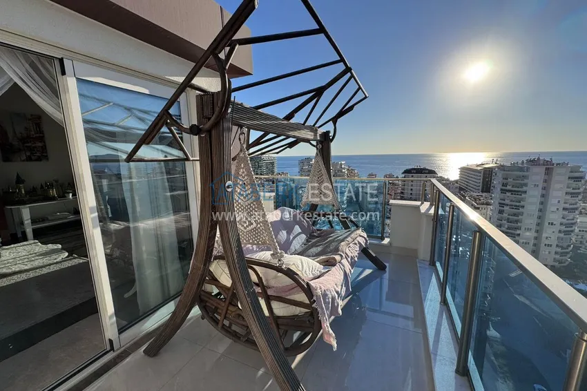 Purchase 4+1 penthouse duplex with furniture in a luxury complex — Mahmutlar, Alanya 32 