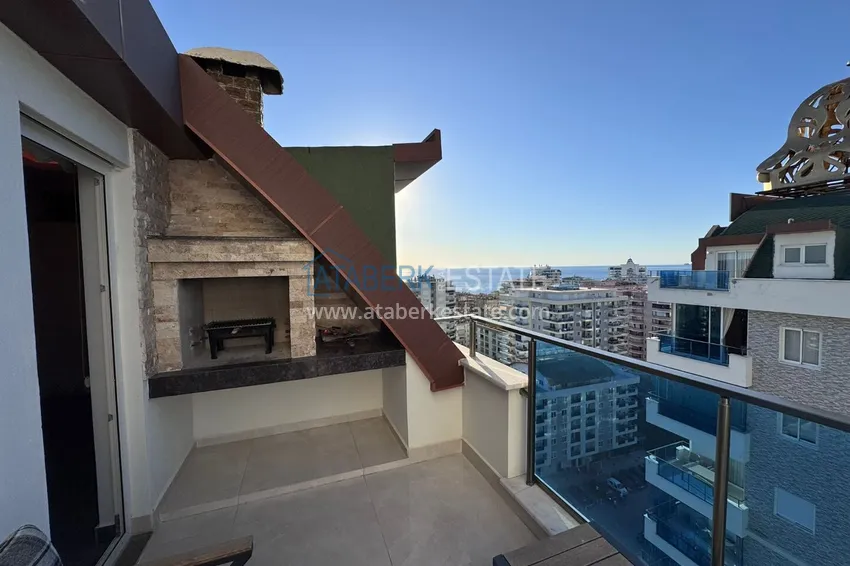 Purchase 4+1 penthouse duplex with furniture in a luxury complex — Mahmutlar, Alanya 34 