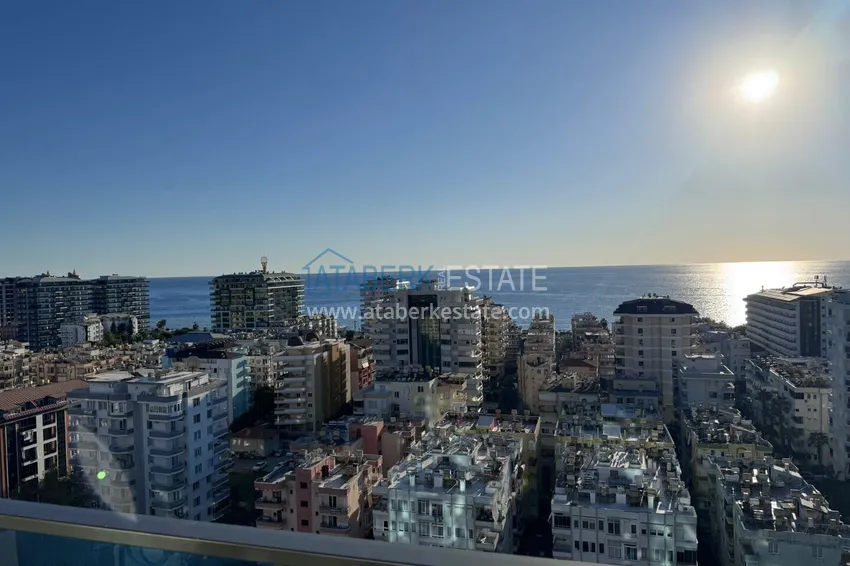Purchase 4+1 penthouse duplex with furniture in a luxury complex — Mahmutlar, Alanya 35 