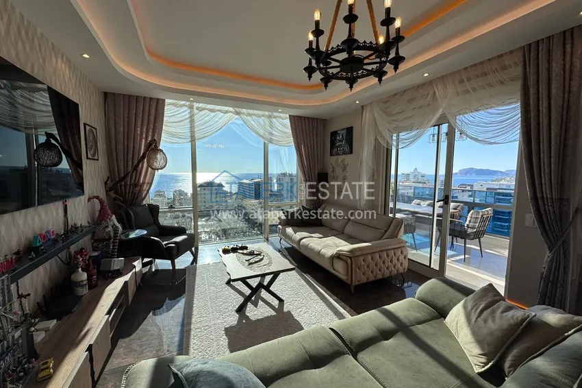 Purchase 4+1 penthouse duplex with furniture in a luxury complex — Mahmutlar, Alanya 4 