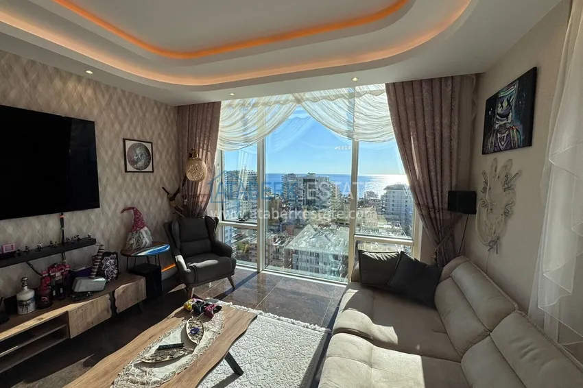 Purchase 4+1 penthouse duplex with furniture in a luxury complex — Mahmutlar, Alanya 5 