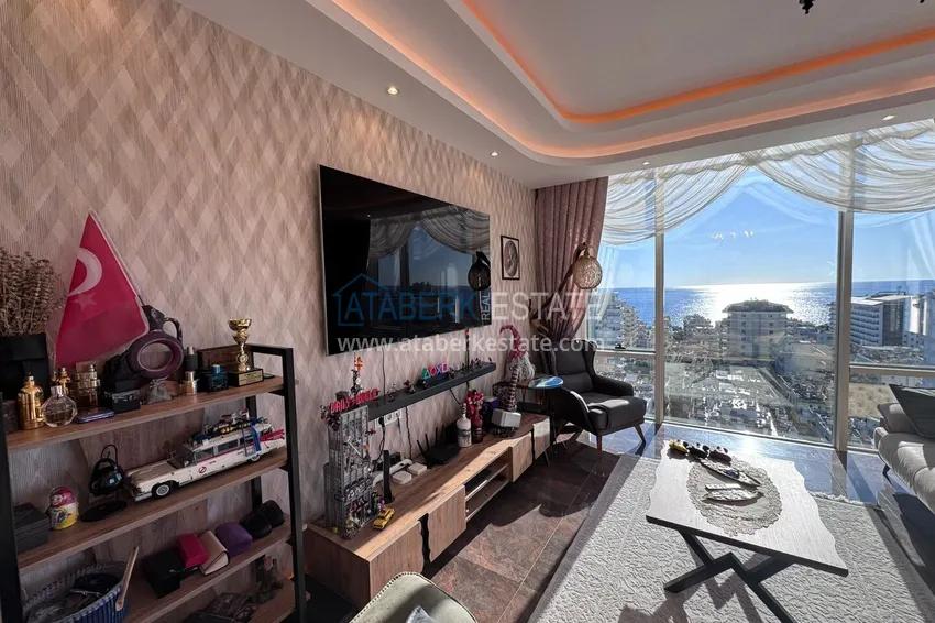 Purchase 4+1 penthouse duplex with furniture in a luxury complex — Mahmutlar, Alanya 6 