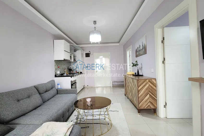 Kupuj Apartament 1+1 z meblami i przeszklonym balkonem w Oba, Alanya - 5 minut od morza 7
