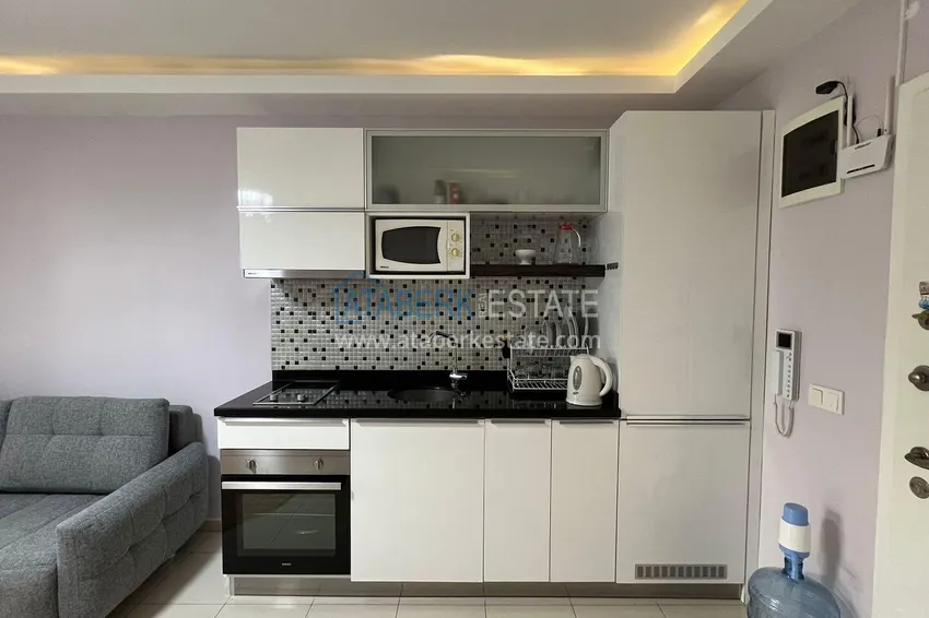 Kupuj Apartament 1+1 z meblami i przeszklonym balkonem w Oba, Alanya - 5 minut od morza 8