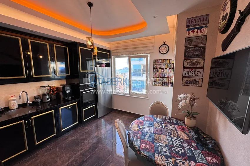 Purchase 4+1 penthouse duplex with furniture in a luxury complex — Mahmutlar, Alanya 8 