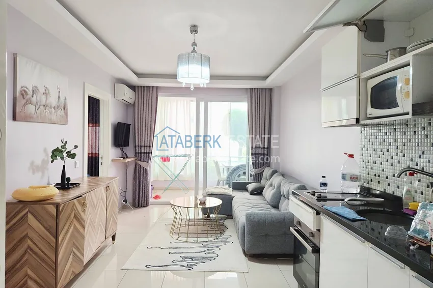 Kupuj Apartament 1+1 z meblami i przeszklonym balkonem w Oba, Alanya - 5 minut od morza 10