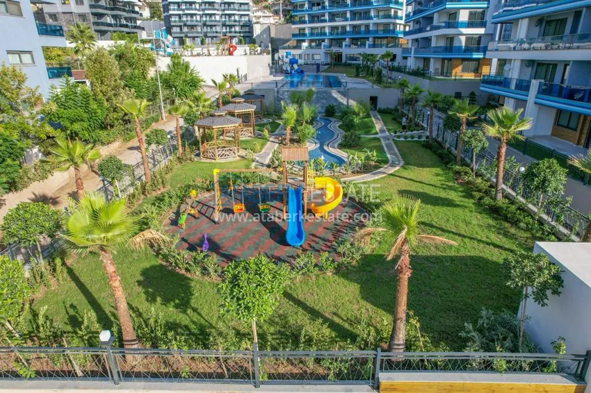 Apartamenty liniowe 3+1 w nowoczesnym kompleksie - Alanya, Kargicak 10