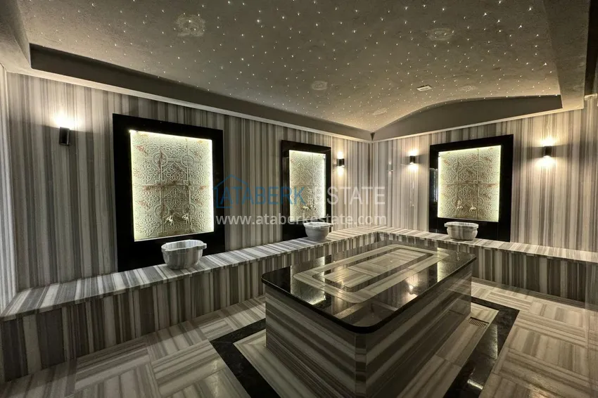 Apartamenty liniowe 3+1 w nowoczesnym kompleksie - Alanya, Kargicak 15