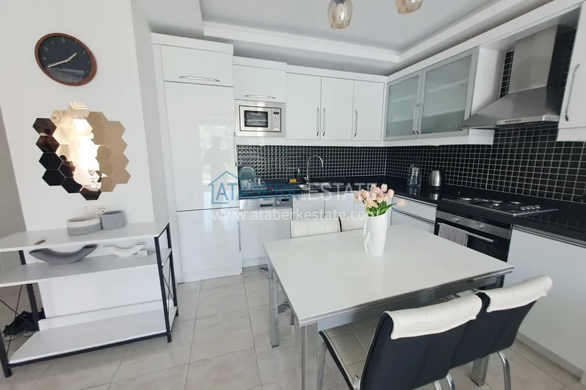 Kupuj 1+1 umeblowane mieszkanie w Oba, Alanya - przeszklony balkon, 1. piętro 6