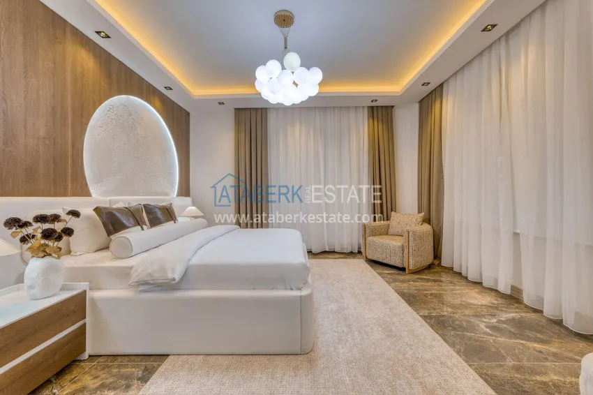 Purchase Luxury villa with pool and panoramic views — Alanya, Bektash. Suitable for citizenship 19