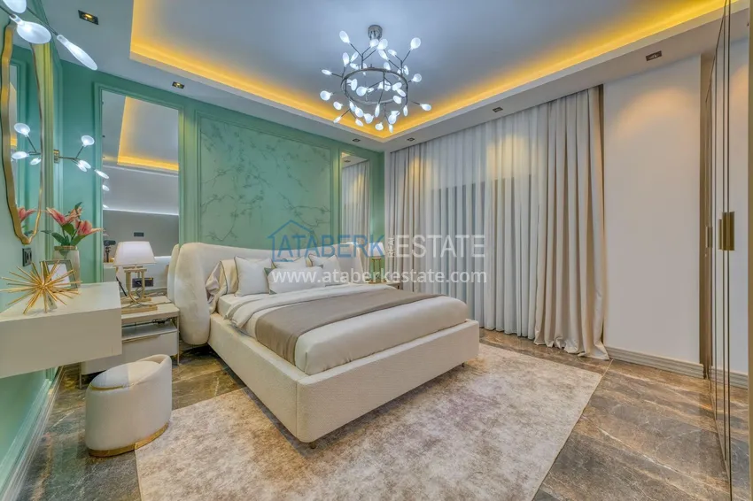Purchase Luxury villa with pool and panoramic views — Alanya, Bektash. Suitable for citizenship 26