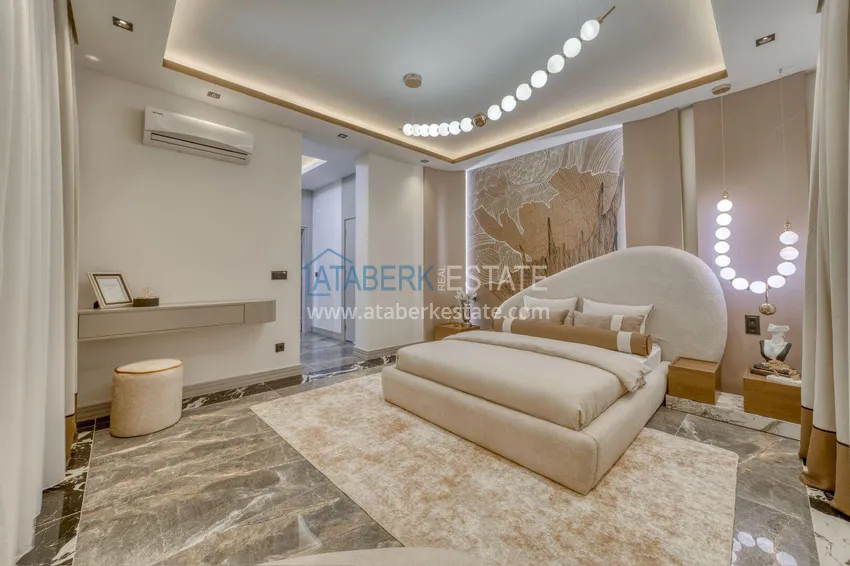 Purchase Luxury villa with pool and panoramic views — Alanya, Bektash. Suitable for citizenship 33