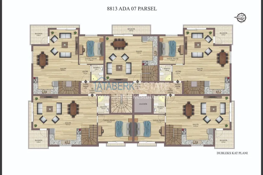 Buy cheap New 2+1 apartment with turnkey finishing — Hurma, Konyaalti, Antalya. Sale by owner 1
