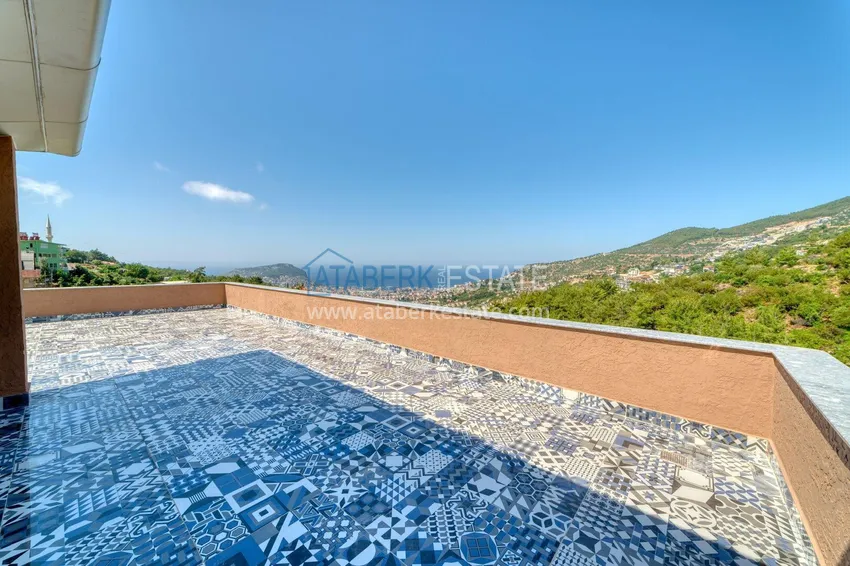 Purchase Luxury villa with pool and panoramic views — Alanya, Bektash. Suitable for citizenship 43