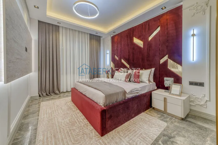 Purchase Luxury villa with pool and panoramic views — Alanya, Bektash. Suitable for citizenship 9