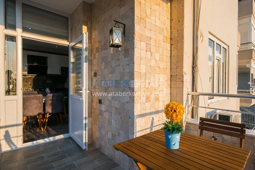 Purchase Ready-made housing in the center of Alanya, for a residence permit — a one-bedroom apartment with furniture and mountain views 13