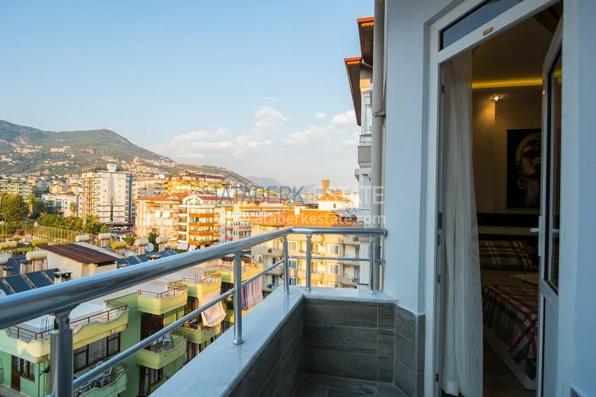 Purchase Ready-made housing in the center of Alanya, for a residence permit — a one-bedroom apartment with furniture and mountain views 17