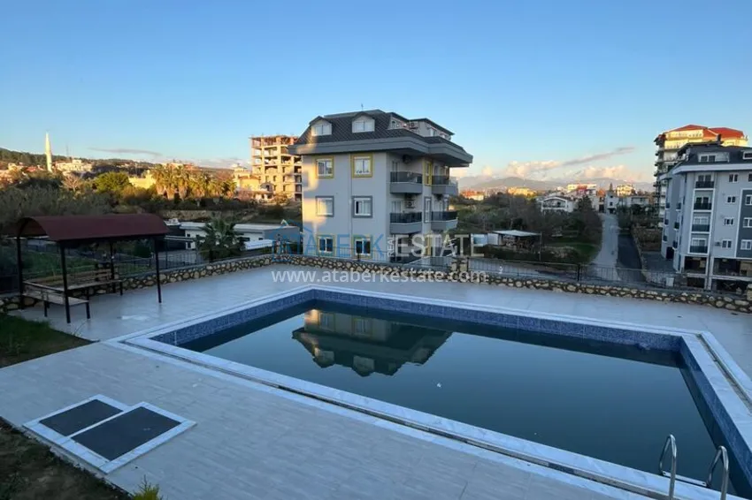 1+1 apartment with two balconies and fine finishing in Alanya, Avsallar district 3