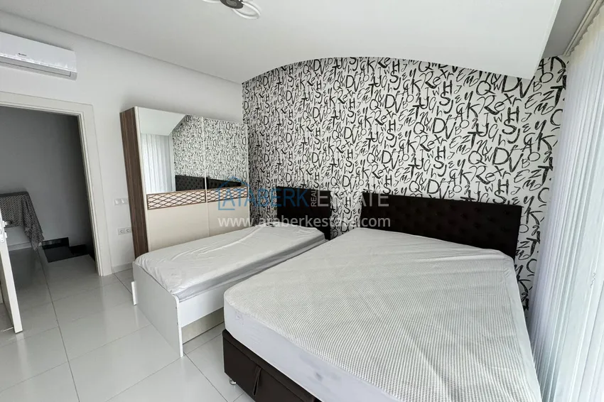 Purchase 2+1 penthouse with new furniture and panoramic views in Alanya, Kargicak district 12
