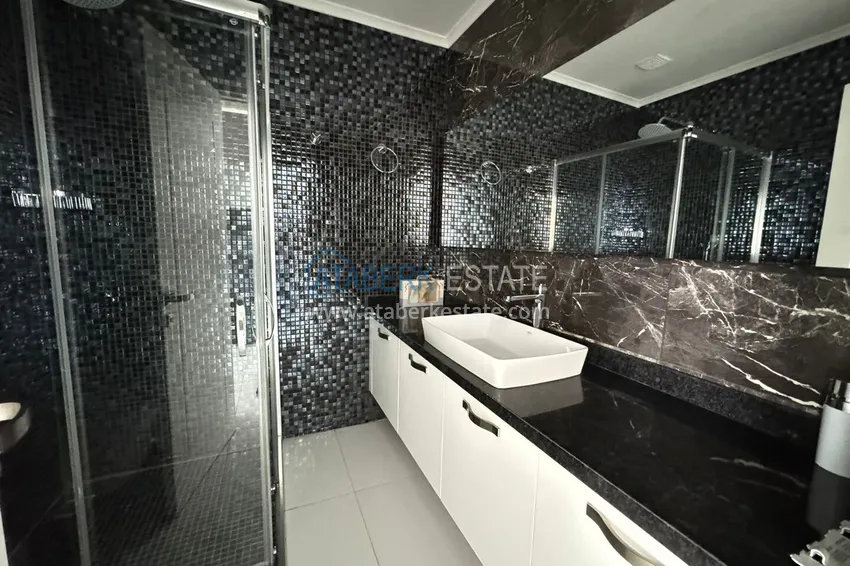 Purchase 2+1 penthouse with new furniture and panoramic views in Alanya, Kargicak district 14