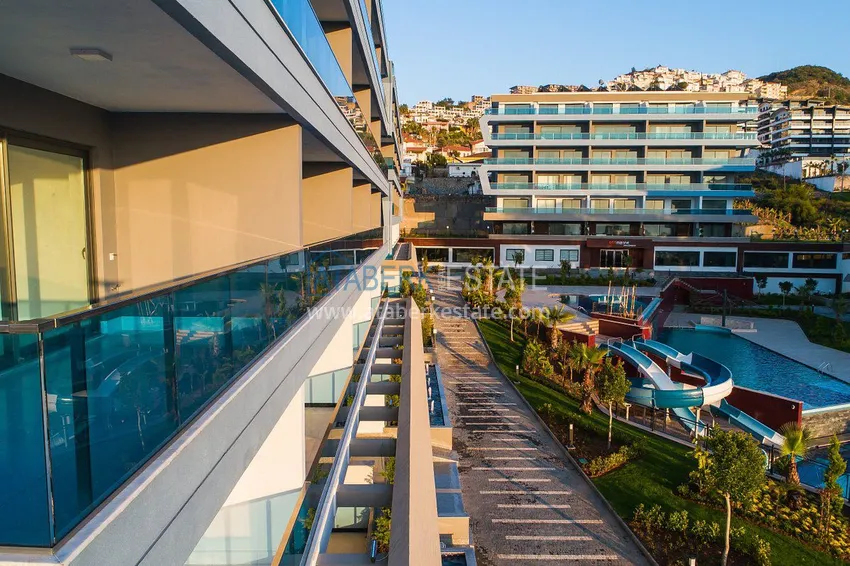 Purchase 2+1 penthouse with new furniture and panoramic views in Alanya, Kargicak district 17