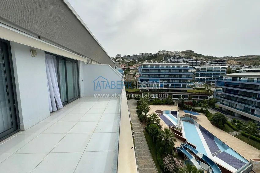 Purchase 2+1 penthouse with new furniture and panoramic views in Alanya, Kargicak district 19