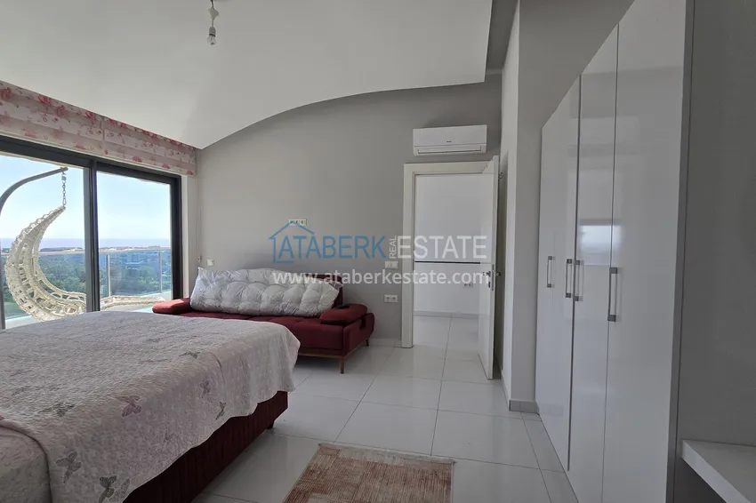 Purchase 3+1 penthouse with private pool on the terrace in Kargicak - premium class and panoramic views 22 