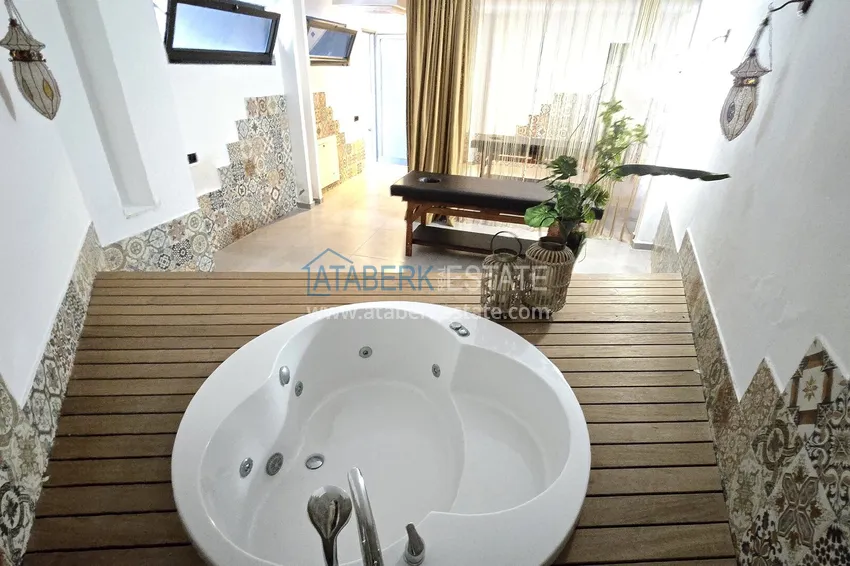 3+1 penthouse with private pool on the terrace in Kargicak - premium class and panoramic views 23 
