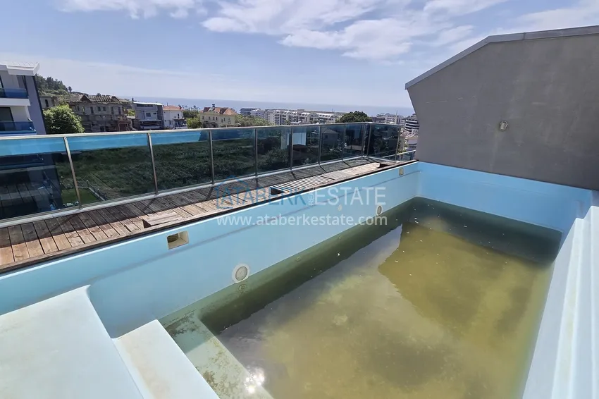 Purchase 3+1 penthouse with private pool on the terrace in Kargicak - premium class and panoramic views 30 