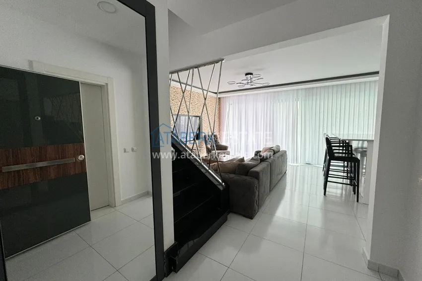 Purchase 2+1 penthouse with new furniture and panoramic views in Alanya, Kargicak district 3