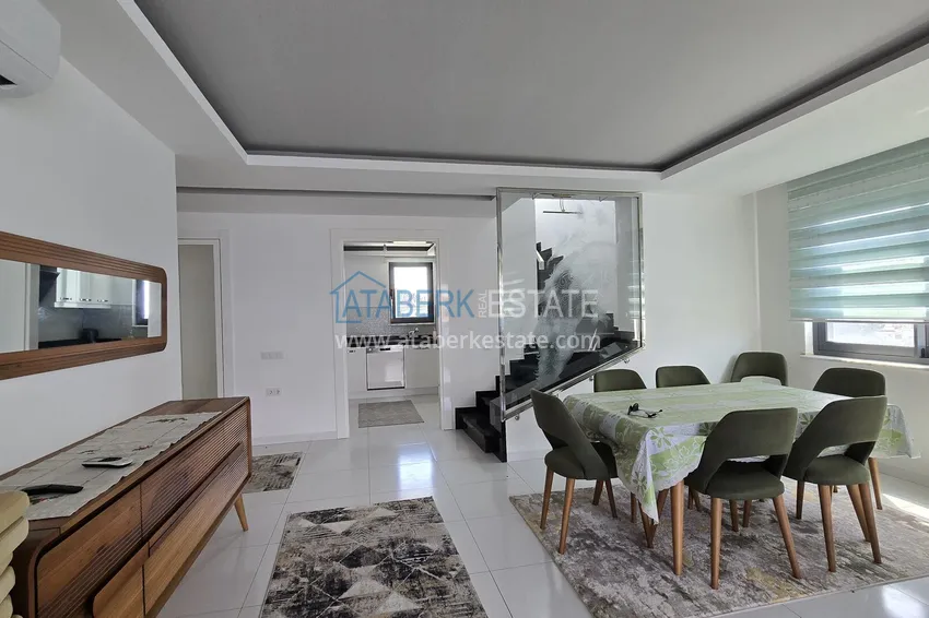 Purchase 3+1 penthouse with private pool on the terrace in Kargicak - premium class and panoramic views 7 