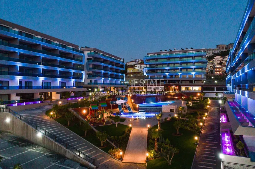 2+1 penthouse with new furniture and panoramic views in Alanya, Kargicak district 4