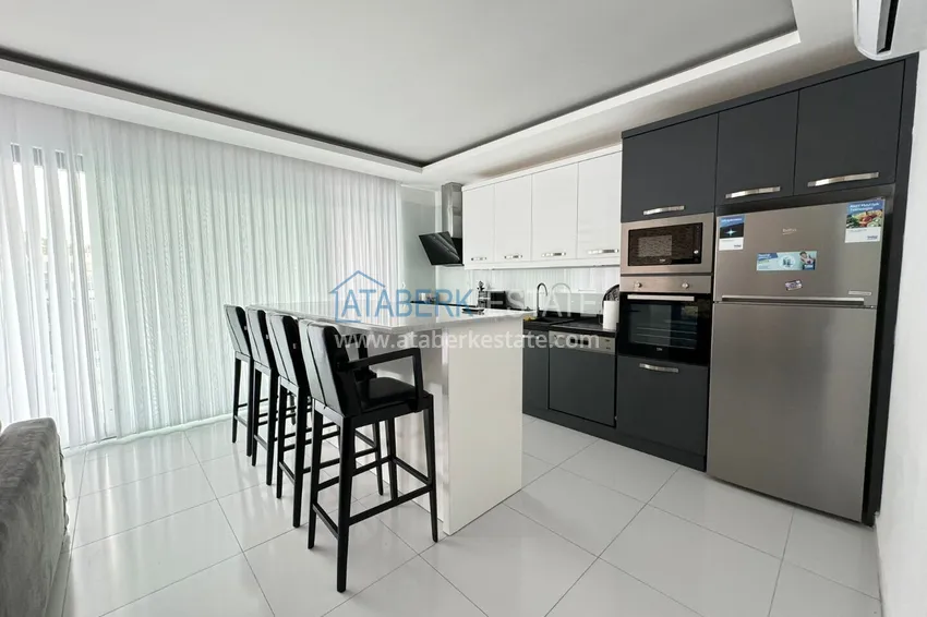 Purchase 2+1 penthouse with new furniture and panoramic views in Alanya, Kargicak district 7